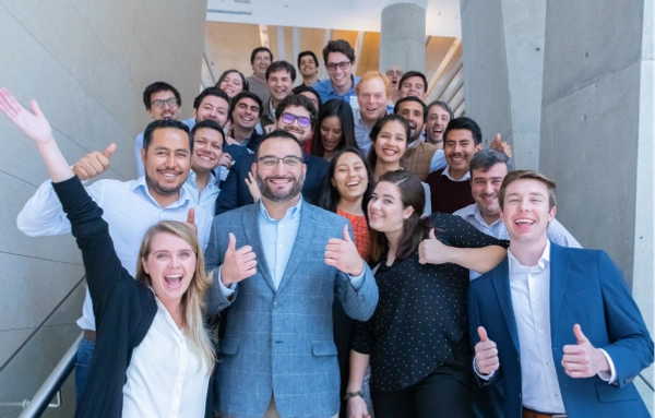 A group photo of Atlas Network Award recipients.